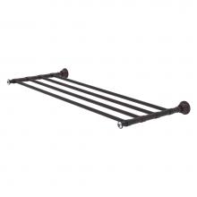 Allied Brass CC-HTL-5-30-VB - Carolina Crystal Collection 30 Inch Towel Shelf - Venetian Bronze