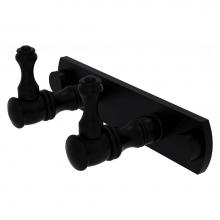 Allied Brass CL-20-2-BKM - Carolina Collection 2 Position Multi Hook - Matte Black