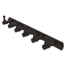 Allied Brass CL-20-6-ORB - Carolina Collection 6 Position Tie and Belt Rack - Oil Rubbed Bronze
