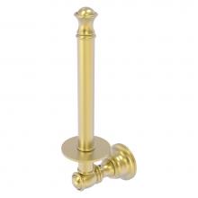 Allied Brass CL-24U-SBR - Carolina Collection Upright Toilet Paper Holder - Satin Brass