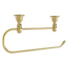 Allied Brass CL-25EC-UNL - Carolina Collection Under Cabinet Paper Towel Holder - Unlacquered Brass