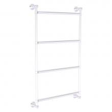 Allied Brass CL-28-30-SCH - Carolina Collection 4 Tier 30 Inch Ladder Towel Bar - Satin Chrome