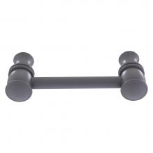 Allied Brass CL-30-3-GYM - Carolina Collection 3 Inch Cabinet Pull - Matte Gray