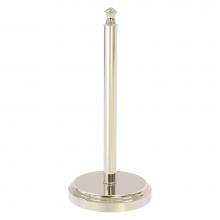 Allied Brass CL-55-PNI - Carolina Collection Counter Top Paper Towel Stand - Polished Nickel