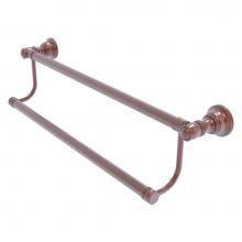 Allied Brass CL-72-24-CA - Carolina Collection 24 Inch Double Towel Bar - Antique Copper