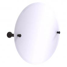 Allied Brass CL-90-ORB - Carolina Collection Frameless Round Tilt Mirror with Beveled Edge - Oil Rubbed Bronze