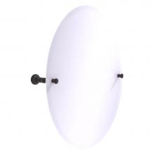 Allied Brass CL-91-VB - Carolina Collection Frameless Oval Tilt Mirror with Beveled Edge - Venetian Bronze