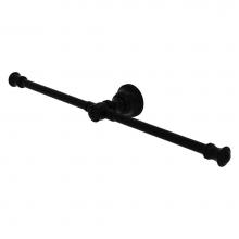 Allied Brass CL-HTB-2-BKM - Carolina Collection 2 Arm Guest Towel Holder - Matte Black