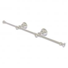 Allied Brass CL-HTB-3-SN - Carolina Collection 3 Arm Guest Towel Holder - Satin Nickel
