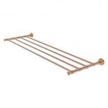 Allied Brass CL-HTL-5-36-BBR - Carolina Collection 36 Inch Towel Shelf - Brushed Bronze