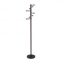 Allied Brass CS-1-VB - Free Standing Coat Rack with Six Pivoting Pegs