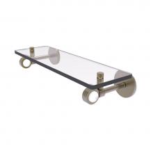 Allied Brass CV-1-16-ABR - Clearview Collection 16 Inch Glass Shelf