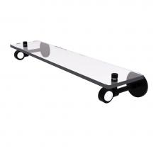 Allied Brass CV-1-22-BKM - Clearview Collection 22 Inch Glass Shelf