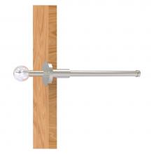 Allied Brass CV-23-SN - Clearview Collection Retractable Pullout Garment Rod - Satin Nickel