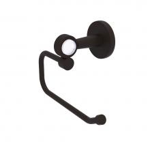 Allied Brass CV-24EG-ORB - Clearview Collection Euro Style Toilet Tissue Holder with Groovy Accents