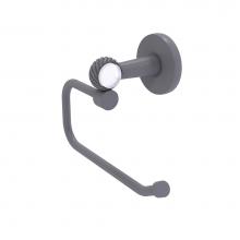 Allied Brass CV-24ET-GYM - Clearview Collection Euro Style Toilet Tissue Holder with Twisted Accents