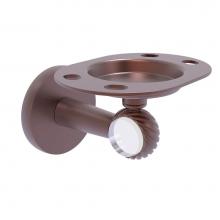 Allied Brass CV-26T-CA - Clearview Collection Tumbler and Toothbrush Holder with Twisted Accents