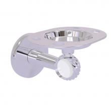 Allied Brass CV-26T-PC - Clearview Collection Tumbler and Toothbrush Holder with Twisted Accents