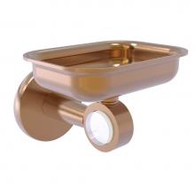 Allied Brass CV-32-BBR - Clearview Collection Wall Mounted Soap Dish Holder