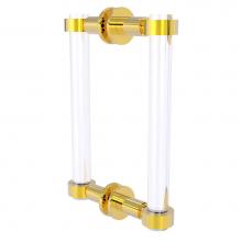 Allied Brass CV-406-8BB-PB - Clearview Collection 8 Inch Back to Back Shower Door Pull