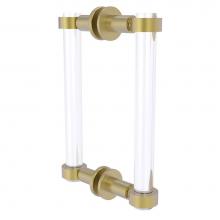 Allied Brass CV-406-8BB-SBR - Clearview Collection 8 Inch Back to Back Shower Door Pull