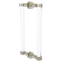 Allied Brass CV-406D-12BB-PNI - Clearview Collection 12 Inch Back to Back Shower Door Pull with Dotted Accents
