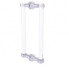 Allied Brass CV-406D-12BB-SCH - Clearview Collection 12 Inch Back to Back Shower Door Pull with Dotted Accents