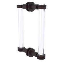 Allied Brass CV-406D-8BB-VB - Clearview Collection 8 Inch Back to Back Shower Door Pull with Dotted Accents