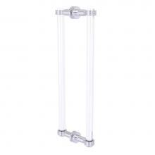 Allied Brass CV-406G-18BB-SCH - Clearview Collection 18 Inch Back to Back Shower Door Pull with Groovy Accents