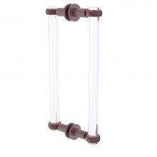 Allied Brass CV-406T-12BB-CA - Clearview Collection 12 Inch Back to Back Shower Door Pull with Twisted Accents