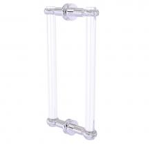 Allied Brass CV-406T-12BB-PC - Clearview Collection 12 Inch Back to Back Shower Door Pull with Twisted Accents