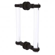 Allied Brass CV-406T-8BB-ORB - Clearview Collection 8 Inch Back to Back Shower Door Pull with Twisted Accents