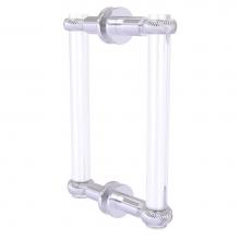 Allied Brass CV-406T-8BB-SCH - Clearview Collection 8 Inch Back to Back Shower Door Pull with Twisted Accents