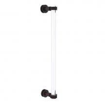 Allied Brass CV-407D-18SM-VB - Clearview Collection 18 Inch Single Side Shower Door Pull with Dotted Accents