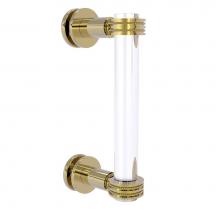 Allied Brass CV-407D-8SM-UNL - Clearview Collection 8 Inch Single Side Shower Door Pull with Dotted Accents