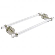Allied Brass CV-41-BB-18-PNI - Clearview Collection 18 Inch Back to Back Shower Door Towel Bar