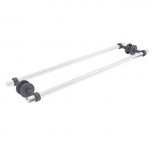 Allied Brass CV-41-BB-30-GYM - Clearview Collection 30 Inch Back to Back Shower Door Towel Bar