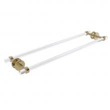 Allied Brass CV-41-BB-30-UNL - Clearview Collection 30 Inch Back to Back Shower Door Towel Bar