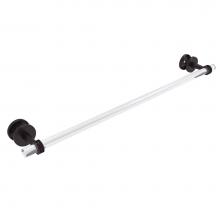 Allied Brass CV-41D-SM-30-ABZ - Clearview Collection 30 Inch Shower Door Towel Bar with Dotted Accents
