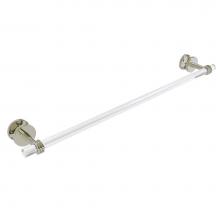 Allied Brass CV-41D-SM-30-PNI - Clearview Collection 30 Inch Shower Door Towel Bar with Dotted Accents