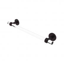 Allied Brass CV-41G-30-ABZ - Clearview Collection 30 Inch Towel Bar with Groovy Accents