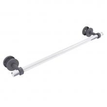 Allied Brass CV-41-SM-24-GYM - Clearview Collection 24 Inch Shower Door Towel Bar