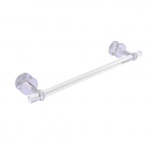 Allied Brass CV-41T-SM-18-SCH - Clearview Collection 18 Inch Shower Door Towel Bar with Twisted Accents