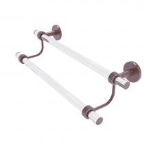 Allied Brass CV-72-18-CA - Clearview Collection 18 Inch Double Towel Bar