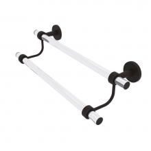 Allied Brass CV-72-18-ORB - Clearview Collection 18 Inch Double Towel Bar