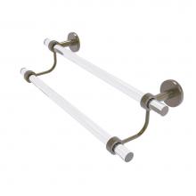 Allied Brass CV-72-24-ABR - Clearview Collection 24 Inch Double Towel Bar