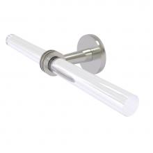 Allied Brass CV-HTBD-2-SN - Clearview Collection 2 Arm Guest Towel Holder with Dotted Accents