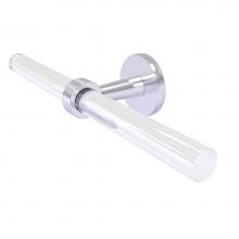 Allied Brass CV-HTBG-2-SCH - Clearview Collection 2 Arm Guest Towel Holder with Groovy Accents