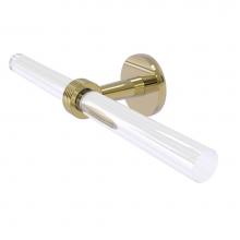 Allied Brass CV-HTBG-2-UNL - Clearview Collection 2 Arm Guest Towel Holder with Groovy Accents