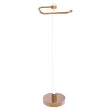 Allied Brass CVTS-25-BBR - Clearview Collection Euro Style Free Standing Toilet Paper Holder - Brushed Bronze
